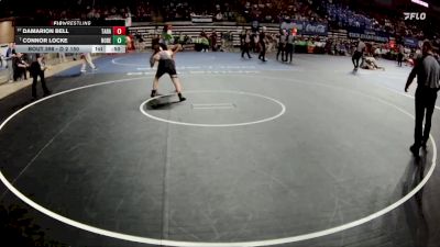 D 2 150 lbs Cons. Round 5 - Connor Locke, North DeSoto vs Damarion Bell, Tara