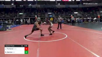 128 lbs Quarterfinal - Jakarion Fontenot, Rayne Wrestling vs Nakos Benton, DC Gold
