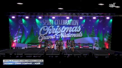 Odyssey Cheer Company - Aces [2025 L3 Senior - D2 - Small Day 2] 2025 Spirit Celebration Christmas Grand Nationals