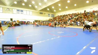 187 lbs Round 1 - Nathan Ortiz, Cal-Grapplers vs Roman Cano, Ocrtc