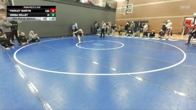 80 lbs 5th Place Match - Paisley Martin, All In Wrestling Academy vs Emma Kelley, Shootbox Rigby