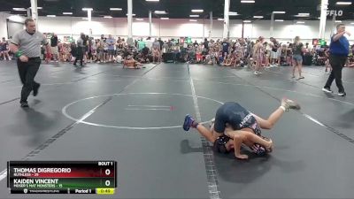 84 lbs Round 1 (4 Team) - Kaiden Vincent, Moser`s Mat Monsters vs Thomas Digregorio, Ruthless