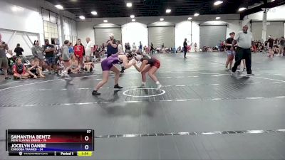 118 lbs Round 5 (8 Team) - Samantha Bentz, MGW Slaying Sirens vs Jocelyn Danbe, Cordoba Trained