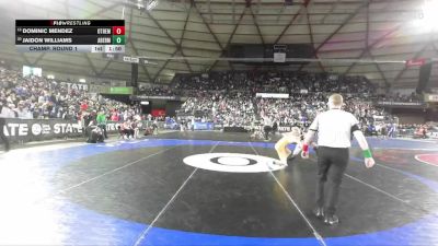 Boys 2A 126 lbs Champ. Round 1 - Dominic Mendez, Othello vs Jaidon Williams, Aberdeen