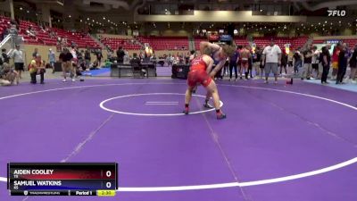 190 lbs Semifinal - Aiden Cooley, TX vs Samuel Watkins, KS