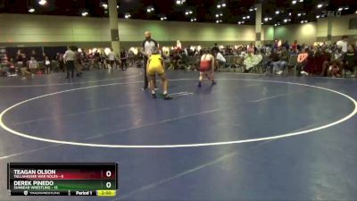 138 lbs Round 1 (16 Team) - Derek Pinedo, Sunbear Wrestling vs Teagan Olson, Tallahassee War Noles