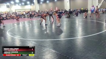 150 lbs Semis & 1st Wrestleback (8 Team) - Adrian Cavazos, Straw Hats vs Rocky Holloway, Social Circle Black