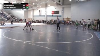 126 lbs Round 1 (16 Team) - Tahir Charles, Brookwood vs Teague Trzeciak, Hillgrove