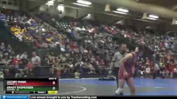 120 lbs Semis & 1st Wrestleback (8 Team) - Grady Rasmussen, Ravenna vs Jacoby Mann, Winside