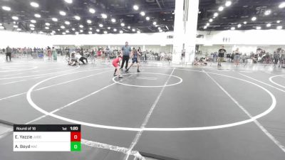 77 lbs Round Of 16 - Ethan Yazzie, Juggernaut WC vs Alex Boyd, Mat Demon WC