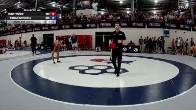 67 kg Cons. Round 4 - Tony Wood, Hilltopper Wrestling Club vs Ethan Mitchell, Ohio