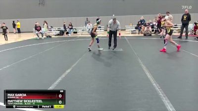 68 lbs Round 3 (6 Team) - Matthew Sicklesteel, Team Donahoe - Black vs Max Garcia, Ranger WC