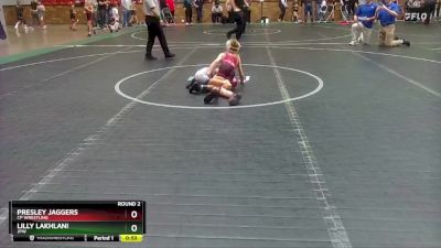 50-60 lbs Round 2 - Presley Jaggers, CP Wrestling vs Lilly Lakhlani, JPW
