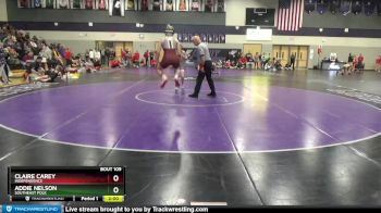 120 lbs Cons. Round 2 - Claire Carey, Independence vs Addie Nelson, Southeast Polk