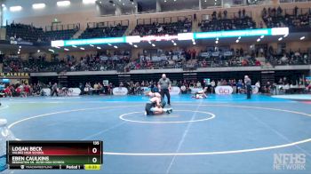 135 lbs 3rd Place Match - Eben Caulkins, Redington Sr. Jr/Sr High School vs Logan Beck, Valdez High School