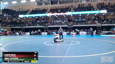 135 lbs 3rd Place Match - Eben Caulkins, Redington Sr. Jr/Sr High School vs Logan Beck, Valdez High School