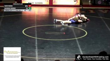106 lbs Jack Rawa, Mt. Olive vs Jaxson Weber, Pope John Xxiii