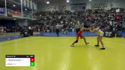 108 lbs Round Of 16 - Lincoln Sledzianowski, Bishop McCort vs Josh Caro, General McLane