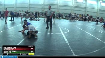 130 lbs Round 4 (10 Team) - Adam Phillips, 84 Athletes vs Yangtze Davis, Bandits