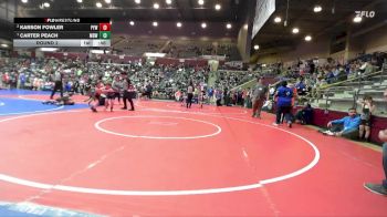 81 lbs Round 2 - Karson Fowler, Panther Youth Wrestling-CPR vs Carter Peach, Mighty Bluebirds Wrestling