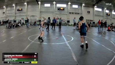 88 lbs Round 5 (10 Team) - Maximilian Truong, NOVA WC vs Jaxson Meeks, Brawler Elite