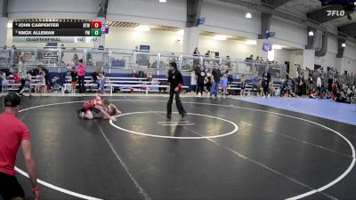 55 lbs Quarterfinal - Knox Alleman, Predator Wrestling vs John Carpenter, Best Trained Wrestling