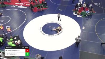 147 lbs Semifinal - Mario Hutcherson, Kiski Area vs Stephen Predajna, Mt. Pleasant