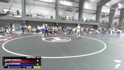 165 lbs Champ. Round 3 - Jacob Marshall, UT vs Colin Edmonds, WA