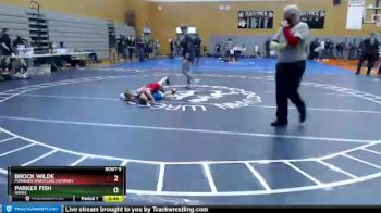 56 lbs Quarterfinal - Brock Wilde, Punisher Wrestling Company vs Parker Fish, NWWC