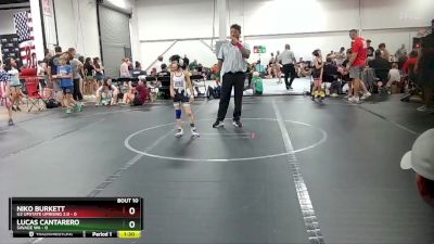 48 lbs Round 4 (6 Team) - Niko Burkett, U2 Upstate Uprising 2.0 vs Lucas Cantarero, Savage WA