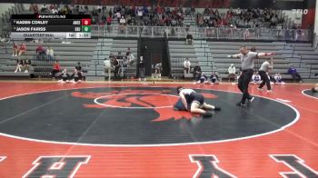 150 lbs Quarterfinal - Jason Fariss, Cedar Rapids Jefferson vs Kaden Conley, Ankeny Centennial