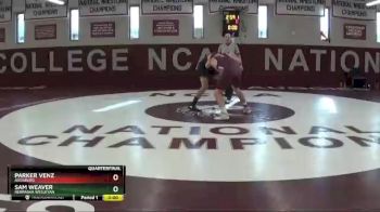 197 lbs Quarterfinal - Parker Venz, Augsburg vs Sam Weaver, Nebraska Wesleyan