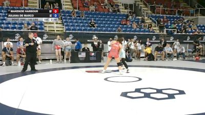 145 lbs Cons. Rd Of 32 - Makenzie Harbour, New York vs Juliana De Marco, Arizona