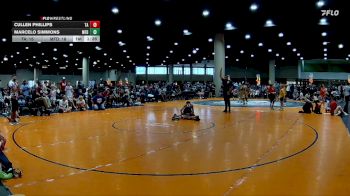 75 lbs Round 3 (8 Team) - Cullen Phillips, Team Arkansas vs Marcelo Simmons, MF Dynasty