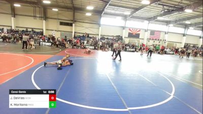 85 lbs Consolation - Jordan DeVries, Sedro Woolley SteelClaw vs Kai Moritomo, Prescott Valley Bighorns