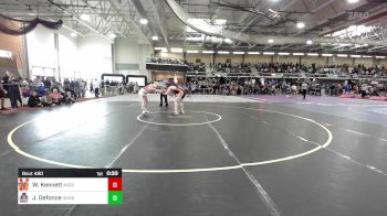 165 lbs Consi Of 8 #2 - Wyatt Kennett, Middlebury vs Jesse Defonce, Danbury