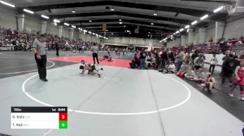 78 lbs Rr Rnd 5 - Titus Neil, No Team vs Silas Soliz, La Familia