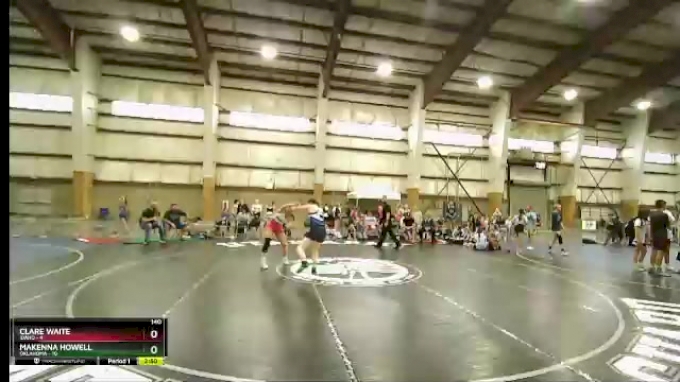 140 lbs Placement - Clare Waite, IDAHO vs Makenna Howell, OKLAHOMA