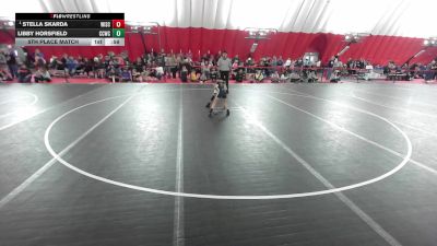 8U Girls - 50-55 Champ. Round 3 - Stella Skarda, Wisconsin vs Libby Horsfield, Cuba City Wrestling Club