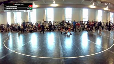 96 lbs Semifinal - Luke Strumke, Williamsburg Wrestling Club vs Dawson Boyd, Clinic Wrestling FXBG