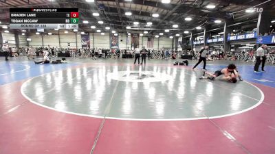 132 lbs Round Of 128 - Braden Lane, TX vs Tegan McCaw, MD