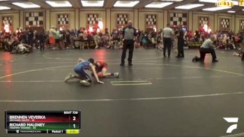 78 lbs Quarterfinal - Brennen Veverka, Orchard South vs Richard Maloney, Triumph Trained