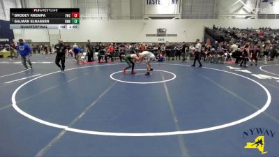 145 lbs Quarterfinal - Salman Elnasser, Buffalo Nomads Wrestling vs Brodey Krempa, Eden Wrestling Club