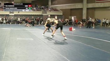 107 Championship Bracket Cons. Round 3 - Eli Hanson, Kenyon-Wanamingo vs Evan Breitling, Minnetonka