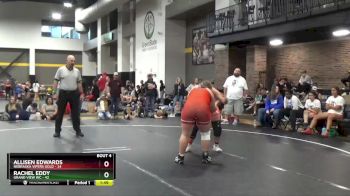 190 lbs Placement (4 Team) - Rachel Eddy, Grand View WC vs Allisen Edwards, Nebraska Vipers Gold