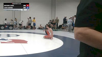 70 kg Cons. Rd Of 128 - Michael Saba, Black Fox Wrestling Academy vs Lian Castro, Norse RTC