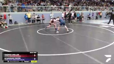 182 lbs Round 1 - Thomas Weller, Pioneer Grappling Academy vs McKennan Mayer, Valdez Youth Wrestling Club Inc.