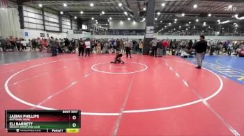 65 lbs Quarterfinal - Jasiah Phillips, Nottoway NCWC vs Eli Barrett, Grizzly Wrestling Club