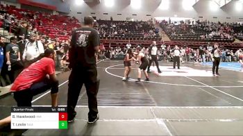 Quarterfinal - Beau Hazelwood, HURRICANE WRESTLING ACADEMY vs Terico Leslie, Tulsa North Mabee Stampede