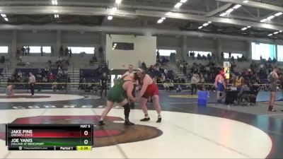 285 lbs Quarterfinal - Joe Yanis, College At Brockport vs Jake Pine, Oneonta State